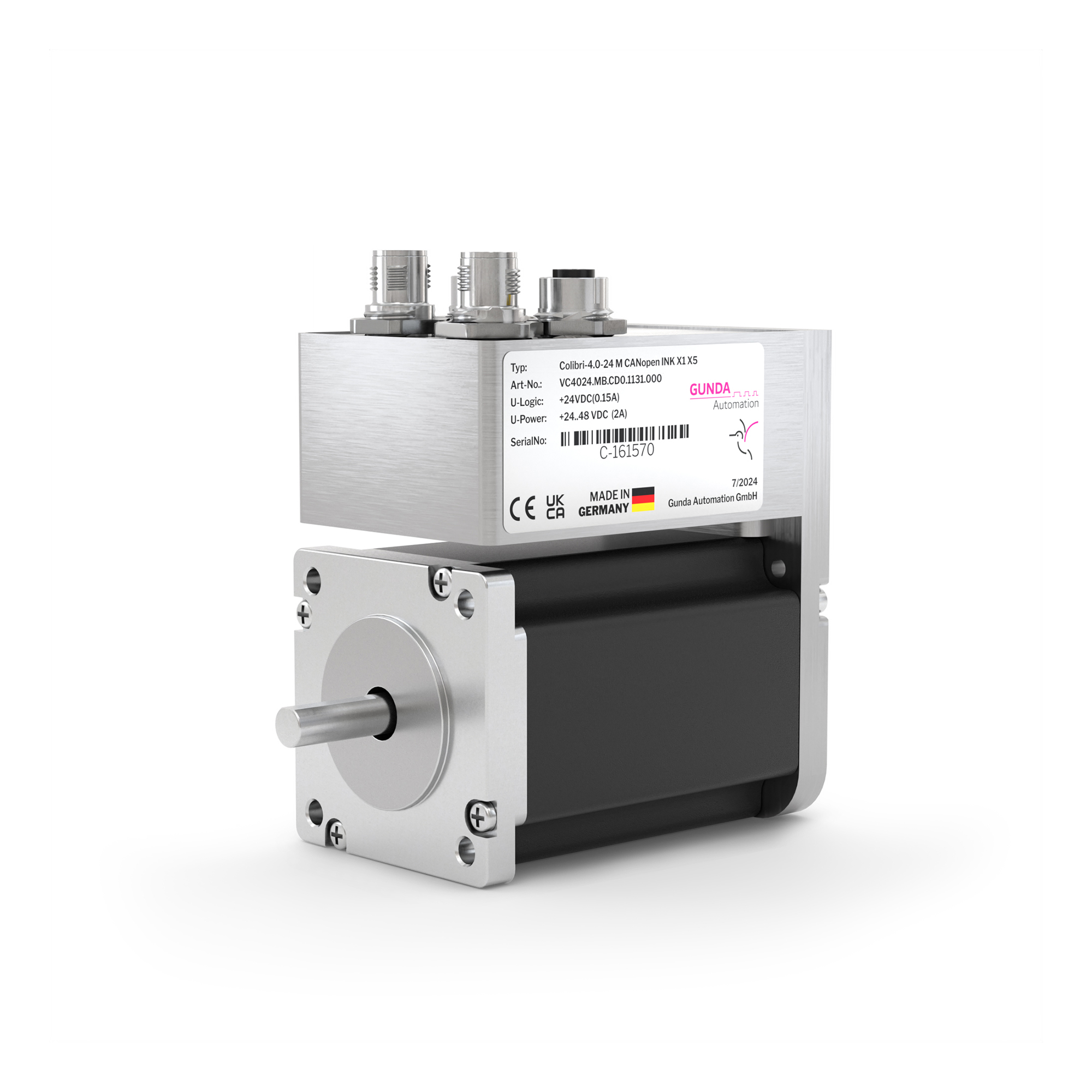 Schrittmotor Nema 24 mit integrierter Steuerung 