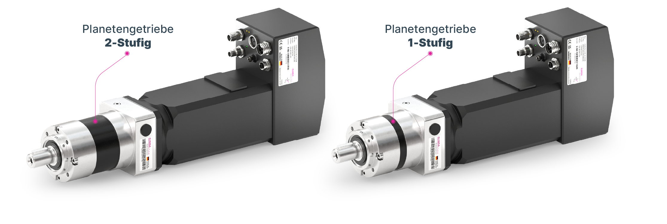 Servomotor mit Planetengetriebe