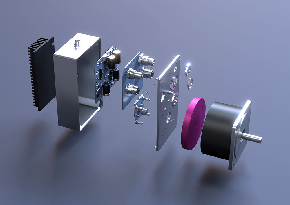 Schrittmotor mit Elektronik