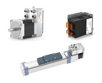 Elektrische Antriebstechnik von GUNDA: Colibri-Motor, MiniPAC-Steuerung und Linearachse